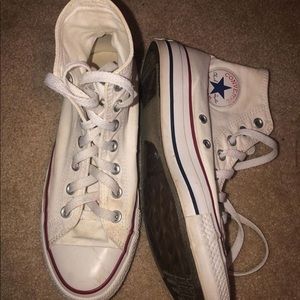 White high top converse